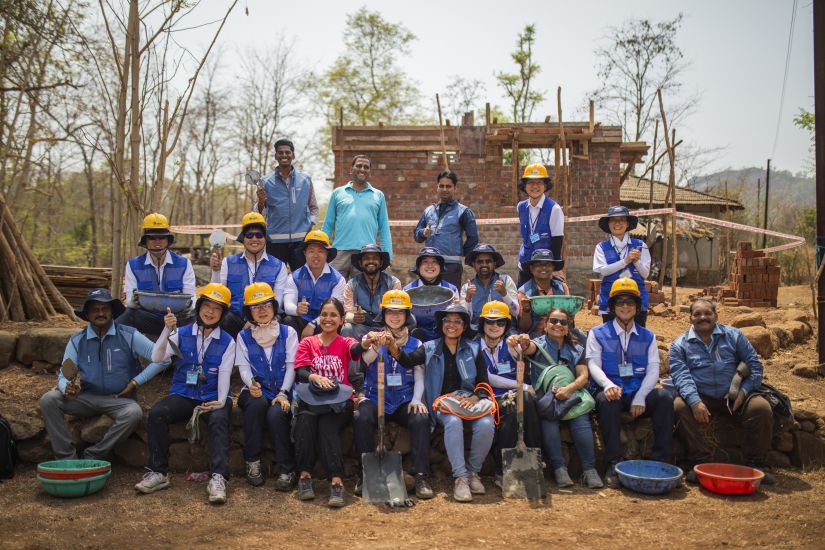 Volunteers from Samsung C&T Team Up With Habitat For Humanity India To Transform Lives Of Warli Tribes In Maharashtra 